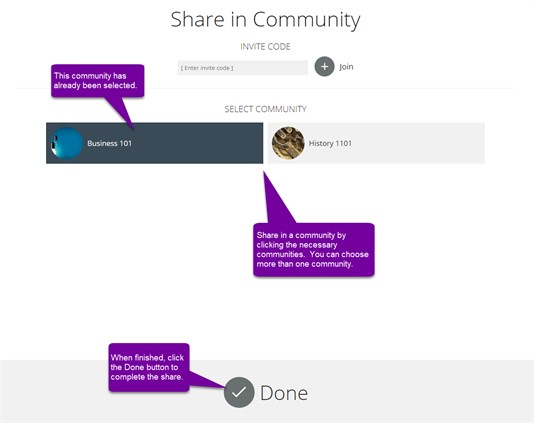 Project Community Share